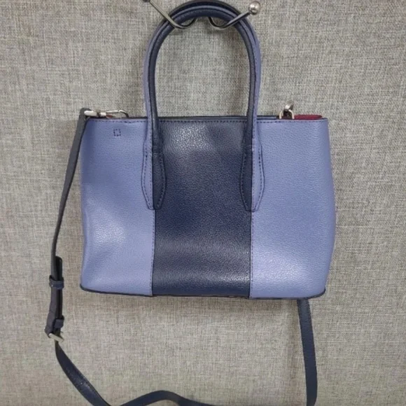 Kate Spade Eva Split Satchel/Crossbody (BluberryTwo-Tone) LIKE NEW - Picture 3 of 5
